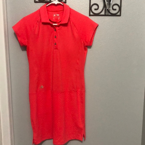 adidas Dresses & Skirts - ADIDAS GOLF coral DRESS